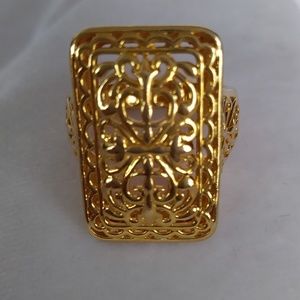 18K Gold Filigree Ring